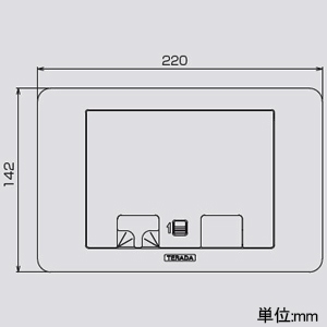 TERADA(寺田電機製作所) 低床用スマートコンセントプレート ≪テラコン≫ 低床用マルチタイプ LTFシリーズ シャンパンゴールド 低床用スマートコンセントプレート ≪テラコン≫ 低床用マルチタイプ LTFシリーズ シャンパンゴールド LTF10000M020 画像2