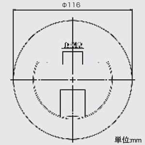 TERADA(寺田電機製作所) プラグ収納コンセント通線プレート ≪テラコン≫ LWY6シリーズ 電線管床工事用 ゴールド プラグ収納コンセント通線プレート ≪テラコン≫ LWY6シリーズ 電線管床工事用 ゴールド LWY600GD 画像2