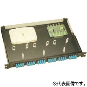 TERADA(寺田電機製作所) 光成端箱 19インチタイプ 固定タイプ 1Uタイプ テープ芯線用 4芯 SCアダプター FPD10204T