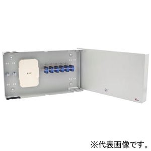 TERADA(寺田電機製作所) 光成端箱 壁取付タイプ テープ芯線用 12芯 LCアダプター(4連式) カギ付きカバー付 FWZ02003T