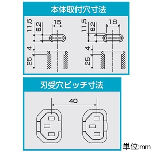 TERADA(寺田電機製作所) 【受注生産品】200Vコンセントバー 30A対応 20Aサーキットプロテクタ×2付 C13コンセント形状(ロック機能付)×28口 コード長3m 【受注生産品】200Vコンセントバー 30A対応 20Aサーキットプロテクタ×2付 C13コンセント形状(ロック機能付)×28口 コード長3m R6476-3M 画像3