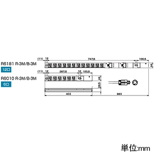 TERADA(寺田電機製作所) 【受注生産品】100Vコンセントバー 冗長電源識別タイプ 30A対応 20Aサーキットプロテクタ×2付 接地2P15A125V抜止×12口 コード長3m 赤 【受注生産品】100Vコンセントバー 冗長電源識別タイプ 30A対応 20Aサーキットプロテクタ×2付 接地2P15A125V抜止×12口 コード長3m 赤 R6181R-3M 画像2