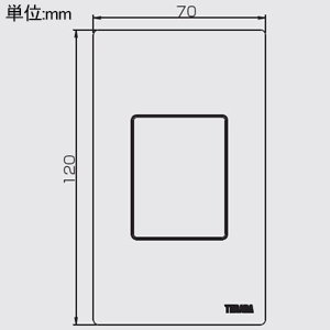 TERADA(寺田電機製作所) 壁用プッシュコンセント AC100V コンセント2口 接地無し・カギ付き ホワイト 壁用プッシュコンセント AC100V コンセント2口 接地無し・カギ付き ホワイト UCW101W 画像2