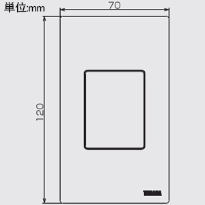 TERADA(寺田電機製作所) 壁用プッシュコンセント AC100V コンセント2口 接地付き・カギ無し ホワイト 壁用プッシュコンセント AC100V コンセント2口 接地付き・カギ無し ホワイト UCW200W 画像2