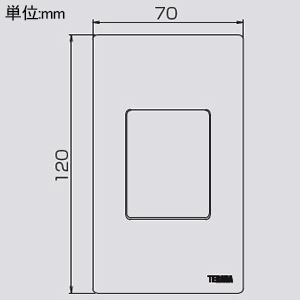 TERADA(寺田電機製作所) 壁用プッシュコンセント AC100V コンセント2口 接地無し・カギ無し ホワイト 壁用プッシュコンセント AC100V コンセント2口 接地無し・カギ無し ホワイト UCW300W 画像2