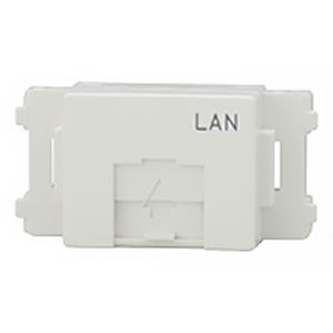神保電器 埋込モジュラジャック 8極8心用 LAN用Cat5e対応 LAN文字入り ピュアホワイト 埋込モジュラジャック 8極8心用 LAN用Cat5e対応 LAN文字入り ピュアホワイト JEC-BN-LW5EL-PW
