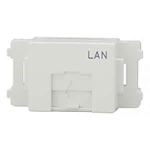 神保電器 埋込モジュラジャック 8極8心用 LAN用Cat6A対応 LAN文字入り ピュアホワイト 埋込モジュラジャック 8極8心用 LAN用Cat6A対応 LAN文字入り ピュアホワイト JEC-BN-LW6AL-PW