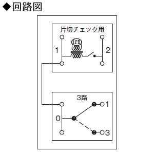 神保電器 24時間換気用メインスイッチ 片切チェック用換気扇スイッチ+風量切換スイッチ 24時間換気用メインスイッチ 片切チェック用換気扇スイッチ+風量切換スイッチ VJH-23L 画像2