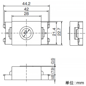 神保電器 テレホンチップ 丸穴φ9mm用 ライトベージュ テレホンチップ 丸穴φ9mm用 ライトベージュ JEC-BN-T-L 画像2