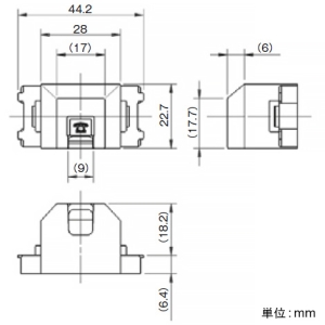 神保電器 テレホンチップ φ9mm用 ライトベージュ テレホンチップ φ9mm用 ライトベージュ JEC-BN-TL-L 画像2