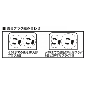 神保電器 アースターミナル付防雨形抜止接地ダブルコンセント 露出・埋込兼用 2極接地極付 標準色 アースターミナル付防雨形抜止接地ダブルコンセント 露出・埋込兼用 2極接地極付 標準色 JW-B-9G9GE 画像2