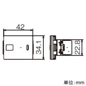 パナソニック 埋込「入」「切」表示スイッチセット ダブル用 15A 300V 取付枠なし マットブラック 埋込「入」「切」表示スイッチセット ダブル用 15A 300V 取付枠なし マットブラック WTA525123B 画像2