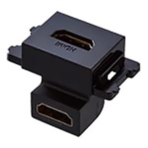 パナソニック 埋込AVコンセント L型 HDMI対応 マットブラック 埋込AVコンセント L型 HDMI対応 マットブラック WND1211MB
