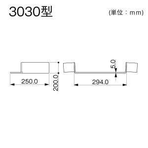 マサル工業 【受注生産品】コネクター 3030型 エルダクト付属品 ホワイト 【受注生産品】コネクター 3030型 エルダクト付属品 ホワイト LDC352 画像2