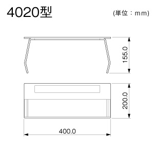 マサル工業 【受注生産品】エンド 4020型 エルダクト付属品 グレー 【受注生産品】エンド 4020型 エルダクト付属品 グレー LDE421 画像2