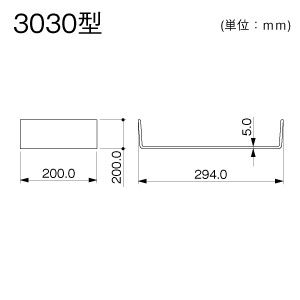 マサル工業 【受注生産品】ジョイント 3030型 エルダクト付属品 グレー 【受注生産品】ジョイント 3030型 エルダクト付属品 グレー LDJ351 画像2