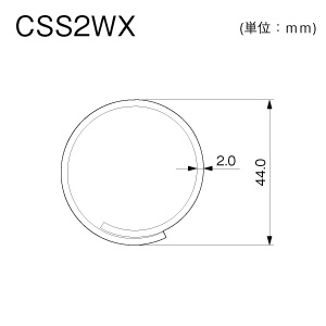 マサル工業 ケーブル標識・防護カバー オーバーラップタイプ トラ ケーブル標識・防護カバー オーバーラップタイプ トラ CSS2WX 画像2