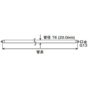 プリンス電機 T6スリム蛍光灯 スーパーライン スリムタイプ ラピッドスタート形 昼光色 G13口金 管長303mm T6スリム蛍光灯 スーパーライン スリムタイプ ラピッドスタート形 昼光色 G13口金 管長303mm FLR303T6D/M 画像2