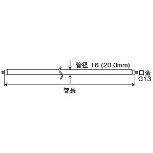 プリンス電機 【受注生産品】T6スリム蛍光灯 デコールスリム ラピッドスタート形 レッド G13口金 管長844mm 【受注生産品】T6スリム蛍光灯 デコールスリム ラピッドスタート形 レッド G13口金 管長844mm FRS36T6レッド/M 画像2