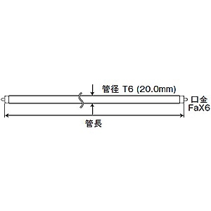 プリンス電機 【受注生産品】T6スリム蛍光灯 スリムライン スリムライン形 昼白色 FaX6口金 管長455mm 【受注生産品】T6スリム蛍光灯 スリムライン スリムライン形 昼白色 FaX6口金 管長455mm FSL455T6N 画像2