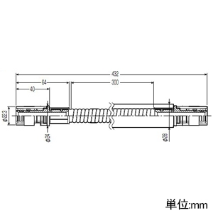 未来工業 フレキソケット ≪RMモール≫ 架橋ポリエチレン管適合サイズ13 フレキソケット ≪RMモール≫ 架橋ポリエチレン管適合サイズ13 FSRM-13A300 画像2