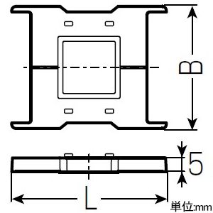 未来工業 ソケット用スペーサー RMモール付属品 適合ソケットRMS-13M 調整厚5mm ソケット用スペーサー RMモール付属品 適合ソケットRMS-13M 調整厚5mm RMSS-13M 画像2