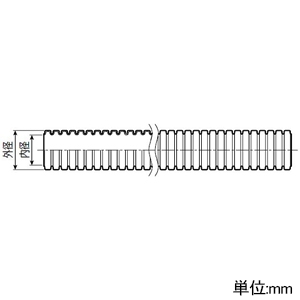 未来工業 保護管 ≪プロテクトチューブ≫ 2層構造 給水用 サイズ10 長さ40m巻 ブルー 保護管 ≪プロテクトチューブ≫ 2層構造 給水用 サイズ10 長さ40m巻 ブルー PT2-10-B4 画像2