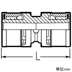 未来工業 ストレートジョイント Wタイプ継手 Jスペック 適合サイズ13⇔13 ストレートジョイント Wタイプ継手 Jスペック 適合サイズ13⇔13 JS-13A 画像2