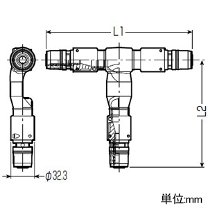 未来工業 チーズジョイント 平乗越A Sタイプ継手 RMモールペア・クアトロ用 適合架橋ポリエチレン管13・13・13 チーズジョイント 平乗越A Sタイプ継手 RMモールペア・クアトロ用 適合架橋ポリエチレン管13・13・13 STRMXA-13A 画像2