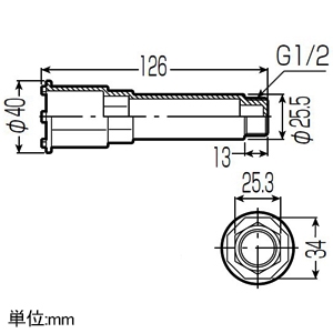 未来工業 水栓レンチ 水栓ジョイントボックス・たて型水栓ジョイント付属品 水栓レンチ 水栓ジョイントボックス・たて型水栓ジョイント付属品 GS-107 画像2