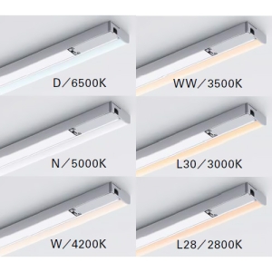 DNライティング 【受注生産品】LEDたなライト 棚全面照射型 長さ282mm 非調光 電球色(2800) 透明カバー 【受注生産品】LEDたなライト 棚全面照射型 長さ282mm 非調光 電球色(2800) 透明カバー TA-LED282LL28C 画像2