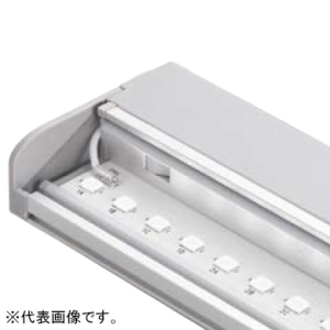 DNライティング 【受注生産品】LEDたなライト 棚全面照射型 長さ641mm 非調光 温白色 透明カバー TA-LED641WWC