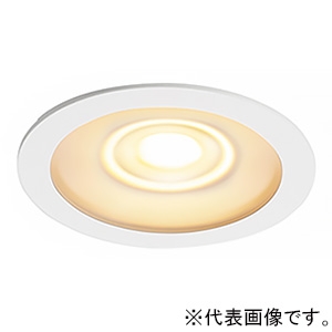 DNライティング 薄型LEDダウンライト 光源一体型 什器用 埋込穴φ60mm 狭角配光 位相調光 電球色(2700K) ホワイト D-EX125WB