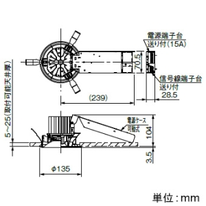 岩崎電気 LEDダウンライト 《LEDioc》 クラス350 コンパクト形蛍光ランプFHT42W×2相当 連続調光形 埋込穴φ125mm 昼白色 電源ユニット内蔵形 LEDダウンライト 《LEDioc》 クラス350 コンパクト形蛍光ランプFHT42W×2相当 連続調光形 埋込穴φ125mm 昼白色 電源ユニット内蔵形 EDL35022W/NSAZ9 画像2