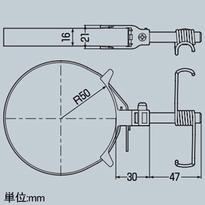 未来工業 ボイドハンガー 調整自在型 キット品 鉄筋からの距離35〜60mm バンド長さ5m 適合鉄筋D10・D13 ボイドハンガー 調整自在型 キット品 鉄筋からの距離35〜60mm バンド長さ5m 適合鉄筋D10・D13 BKH-5MT 画像2