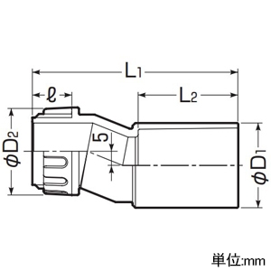 未来工業 偏芯コネクタ 適合管VE16 ノックアウト径φ27・22 25 用 ミルキーホワイト 偏芯コネクタ 適合管VE16 ノックアウト径φ27・22 25 用 ミルキーホワイト 2KS-16M 画像2