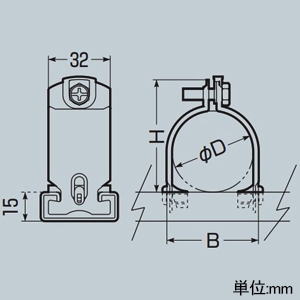 未来工業 ダクトクリップ ステンレス仕様 φ60mm ウイスカ対策品 クリップキャッチ・ビスキャッチ付 ダクトクリップ ステンレス仕様 φ60mm ウイスカ対策品 クリップキャッチ・ビスキャッチ付 DC-54S 画像2