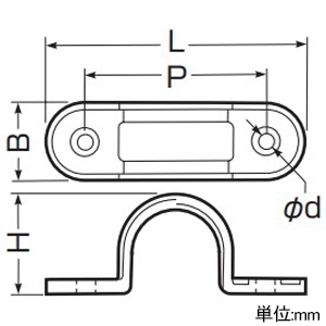 未来工業 ドレンパイプ・VP両サドル サイズ20 DP-20・VP20用 濃ブルー ドレンパイプ・VP両サドル サイズ20 DP-20・VP20用 濃ブルー DPB-20DB 画像2