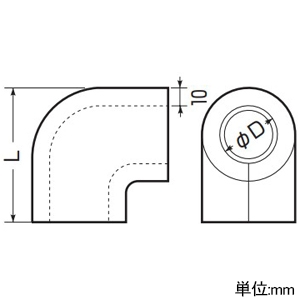 未来工業 保温材付エルボ 保温材のみ エルボDPE-20用 保温材10mm厚 保温材付エルボ 保温材のみ エルボDPE-20用 保温材10mm厚 DPE-H20 画像2