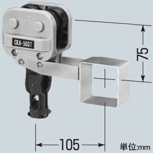 未来工業 【受注生産品】先頭カッシャー 500T型 ケーブル径φ10〜20mm 吊り数1 【受注生産品】先頭カッシャー 500T型 ケーブル径φ10〜20mm 吊り数1 CKA-501T 画像2