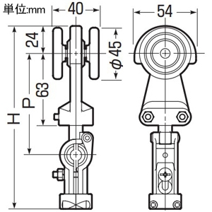 未来工業 ケーブルカッシャー ハンガーレール用 フジ(トラックレール)3号・4号用 50F34型 ケーブル径φ10〜20mm 吊り数2 ケーブルカッシャー ハンガーレール用 フジ(トラックレール)3号・4号用 50F34型 ケーブル径φ10〜20mm 吊り数2 CK-52F34 画像2