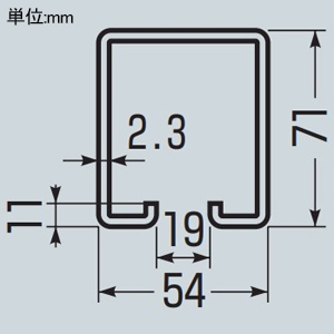 未来工業 ケーブルカッシャー ハンガーレール用 ダイケン4号用 50D4型 ケーブル径φ20〜30mm 吊り数1 ケーブルカッシャー ハンガーレール用 ダイケン4号用 50D4型 ケーブル径φ20〜30mm 吊り数1 CK-53D4 画像3