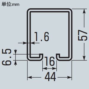 未来工業 ケーブルカッシャー ハンガーレール用 ダイケン3号用 50WD3型 ケーブル径φ10〜20mm 吊り数1 ケーブルカッシャー ハンガーレール用 ダイケン3号用 50WD3型 ケーブル径φ10〜20mm 吊り数1 CK-51WD3 画像3