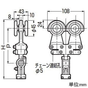 未来工業 ケーブルカッシャー ハンガーレール用 ダイケン4号用 50WD4型 ケーブル径φ10〜20mm 吊り数2 ケーブルカッシャー ハンガーレール用 ダイケン4号用 50WD4型 ケーブル径φ10〜20mm 吊り数2 CK-52WD4 画像2