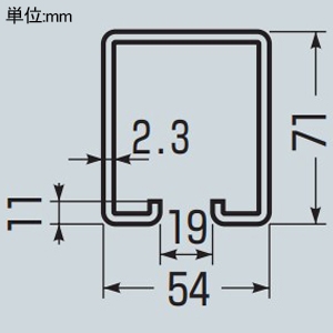 未来工業 ケーブルカッシャー ハンガーレール用 ダイケン4号用 50WD4型 ケーブル径φ30〜45mm 吊り数1 ケーブルカッシャー ハンガーレール用 ダイケン4号用 50WD4型 ケーブル径φ30〜45mm 吊り数1 CK-54WD4 画像3