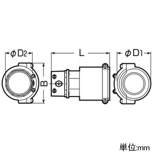 未来工業 コンビネーションカップリング 難燃性 ミラレックスF20⇔薄鋼電線管(ねじ無)19 Oリング付 コンビネーションカップリング 難燃性 ミラレックスF20⇔薄鋼電線管(ねじ無)19 Oリング付 FEEP-20D 画像2