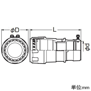 未来工業 コンビネーションカップリング 難燃性 ミラレックスF30⇔厚鋼電線管(ねじ無)36 Oリング付 コンビネーションカップリング 難燃性 ミラレックスF30⇔厚鋼電線管(ねじ無)36 Oリング付 FEGN-30B 画像2