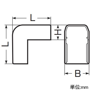 未来工業 出ズミ Eモール付属品 屋外・屋内兼用 1号 グレー 出ズミ Eモール付属品 屋外・屋内兼用 1号 グレー EMD-1G 画像2