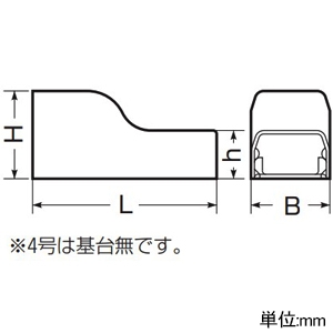 未来工業 コーナージョイント Eモール付属品 1号 カベ白 コーナージョイント Eモール付属品 1号 カベ白 EMC-1W 画像2