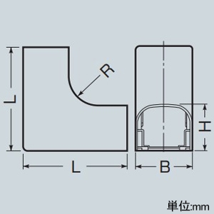 未来工業 ダクト入ズミ スッキリライン(E)用 80型 黒 ダクト入ズミ スッキリライン(E)用 80型 黒 GKI-80K 画像2